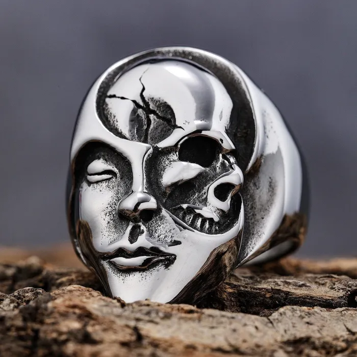 Bulk Stainless Steel One-Eyed Skull Mask Pendant – No-Fade Vintage Gothic Jewelry | Factory Supply for Resellers, Boutiques & Online Stores