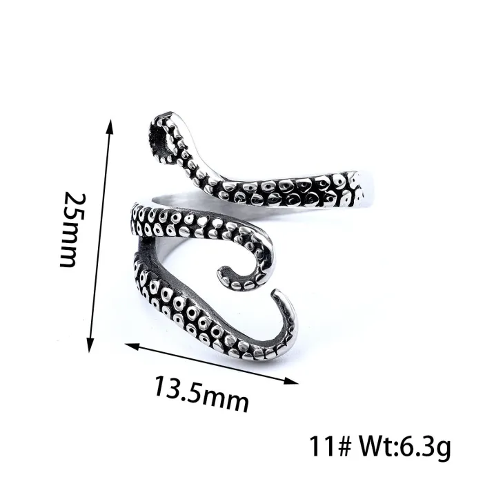 Wholesale Stainless Steel Octopus Pendant – Unisex Minimalist Trendy Jewelry | In-Stock Design Available for One-Piece Dropshipping Orders