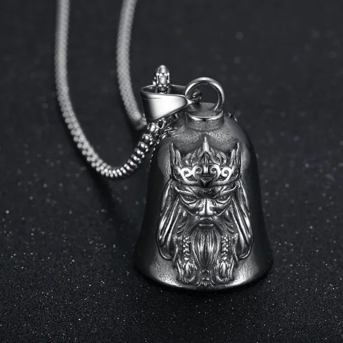 Wholesale Viking Odin Lucky Bell – Bulk Titanium Steel Nordic Biker Pendant at Factory Price