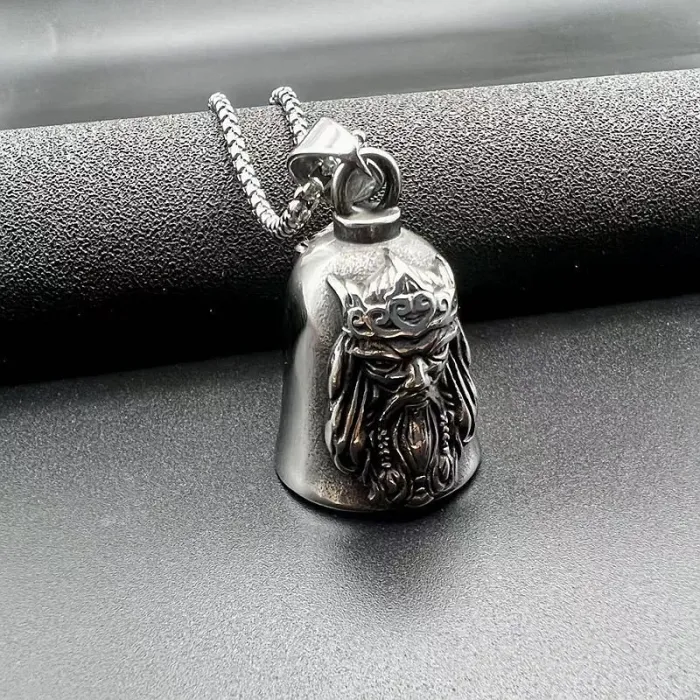Wholesale Viking Odin Lucky Bell – Bulk Titanium Steel Nordic Biker Pendant at Factory Price