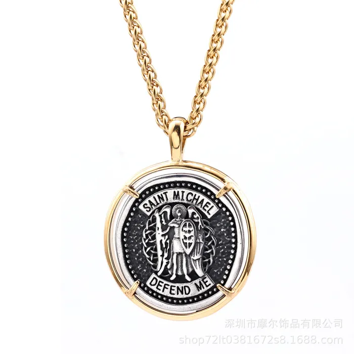 Angel Cross Pendant Wholesale – New Arrival Small-Batch Fashion Jewelry, High-End Niche Stainless Steel Pendant for Resellers & Boutiques