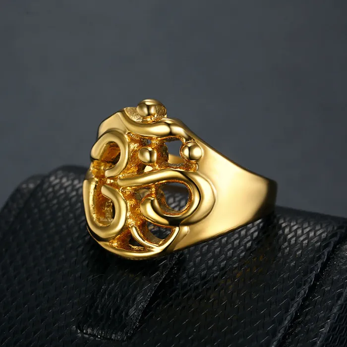 Trendy Alphabet Ring Wholesale – Retro Punk Stainless Steel Unisex Letter Rings | Fashion Jewelry Bulk Supplier