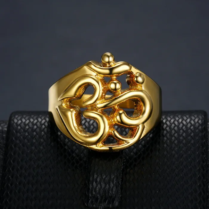 Trendy Alphabet Ring Wholesale – Retro Punk Stainless Steel Unisex Letter Rings | Fashion Jewelry Bulk Supplier