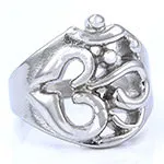 Trendy Alphabet Ring Wholesale – Retro Punk Stainless Steel Unisex Letter Rings | Fashion Jewelry Bulk Supplier