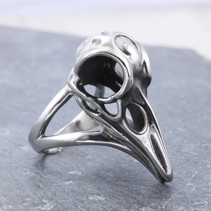Wholesale Punk Skull Ring for Men – Viking Animal Inspired Retro Jewelry | Bulk Gothic Style Accessories Supplier
