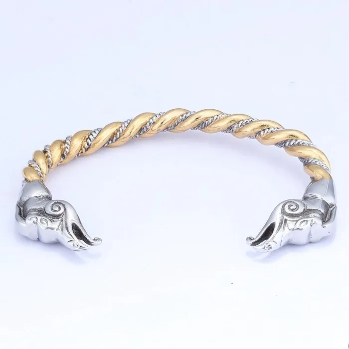 Wholesale Viking Rune Stainless Steel Bracelet – Retro INS-Style Minimalist Cuff for Men | Bulk Supplier of Unique Cross-Border Jewelry