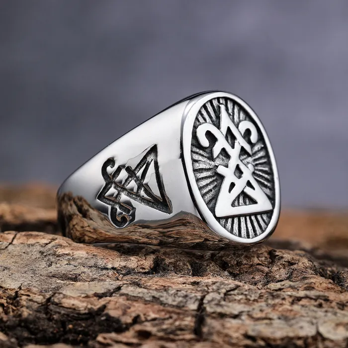 Wholesale Demon Ring – Bold and Stylish Titanium Steel Ring for Men, Gothic Punk Accessory, Durable Stainless Steel Jewelry for Resellers