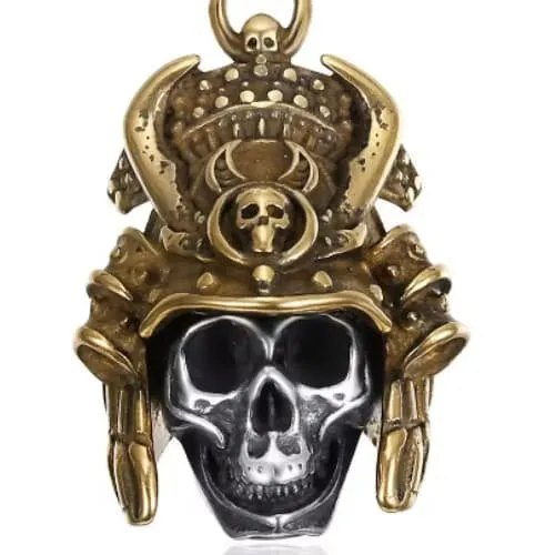 Wholesale Skull Pendant – Bold Stainless Steel Biker Jewelry for Men | Ready Stock Drop Shipping | Gothic Punk Style Accessories