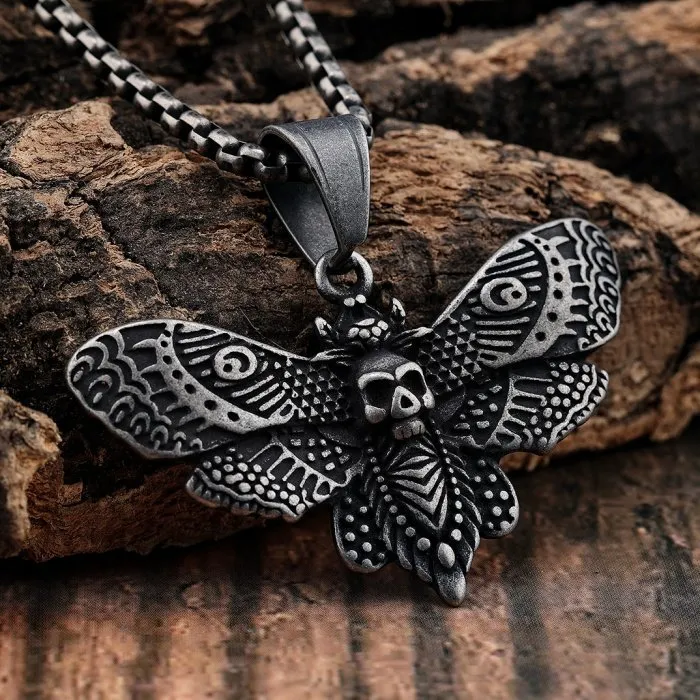 Wholesale Butterfly Pendant – Bold Vintage Animal Jewelry for Women & Men | Stainless Steel Statement Necklace | Unique Fashion Accessories in Bulk