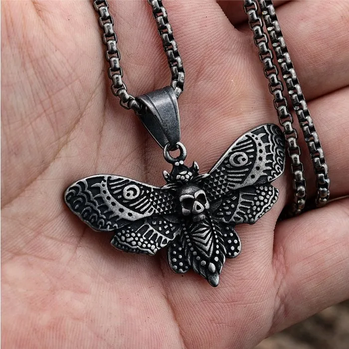 Wholesale Butterfly Pendant – Bold Vintage Animal Jewelry for Women & Men | Stainless Steel Statement Necklace | Unique Fashion Accessories in Bulk