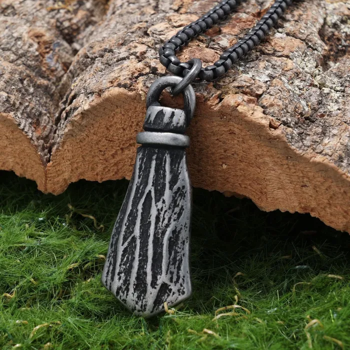 Hot-Selling Vintage Viking Rune Pendant – Stainless Steel Nordic Symbol Jewelry for Men | Wholesale Retro Accessories, Factory Supply