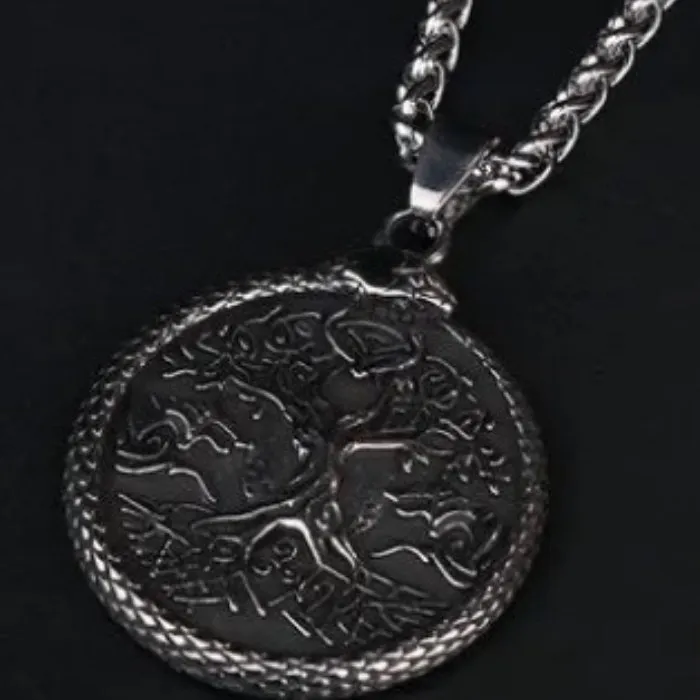 Hot-Selling Viking Odin Axe Pendant – Bold Stainless Steel Norse Jewelry for Men | Wholesale Nordic Pendant, Factory Price, Ready to Ship