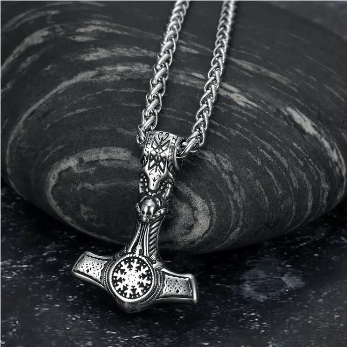 Hot-Selling Viking Odin Axe Pendant – Bold Stainless Steel Norse Jewelry for Men | Wholesale Nordic Pendant, Factory Price, Ready to Ship