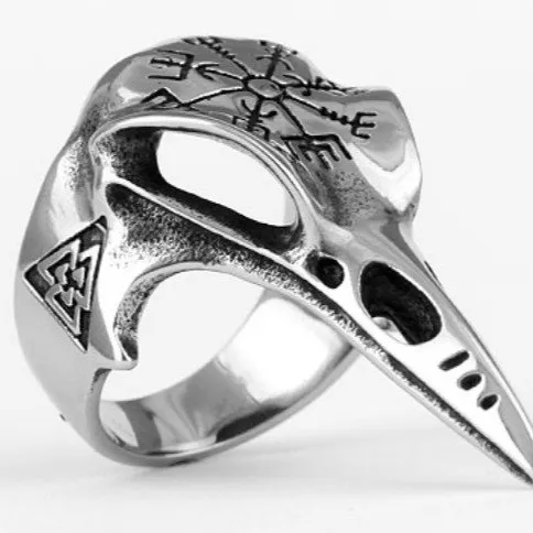 Wholesale Viking Raven Pendant – Men's Titanium Steel Norse Jewelry | Nordic Mythology Fashion Accessory for Resellers & Boutiques