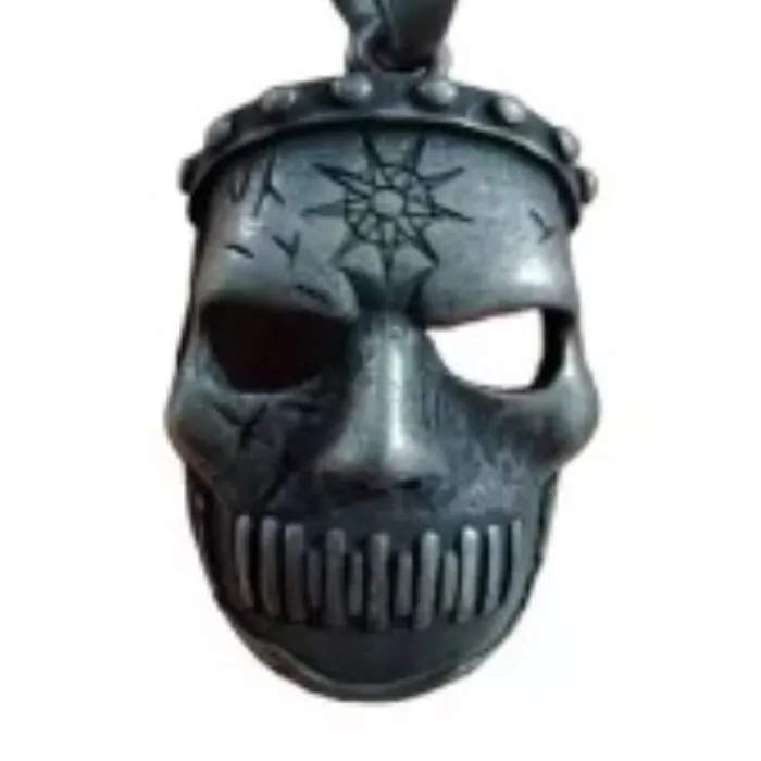 Wholesale Viking Series Band Mask Pendant – Retro Stainless Steel Necklace | Gothic Punk Style Fashion Jewelry Bulk Supplier