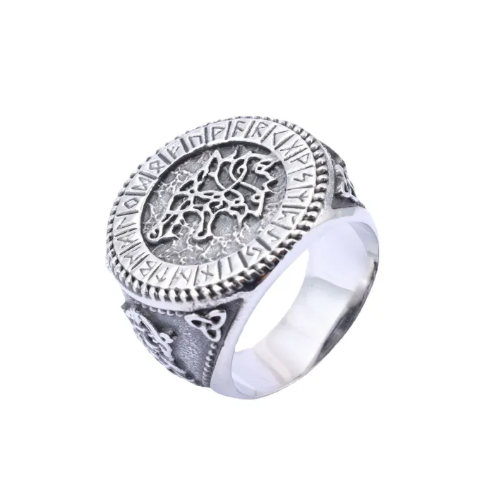Wholesale Viking Style Wolf Head Ring for Men – Retro Stainless Steel Fashion Jewelry | Bulk Supplier for Resellers & Boutiques