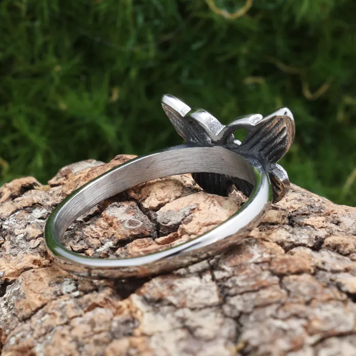 Wholesale Small Butterfly Stainless Steel Ring – Minimalist Women's Jewelry | Dainty and Chic Design | Ready Stock for Fast Bulk Orders