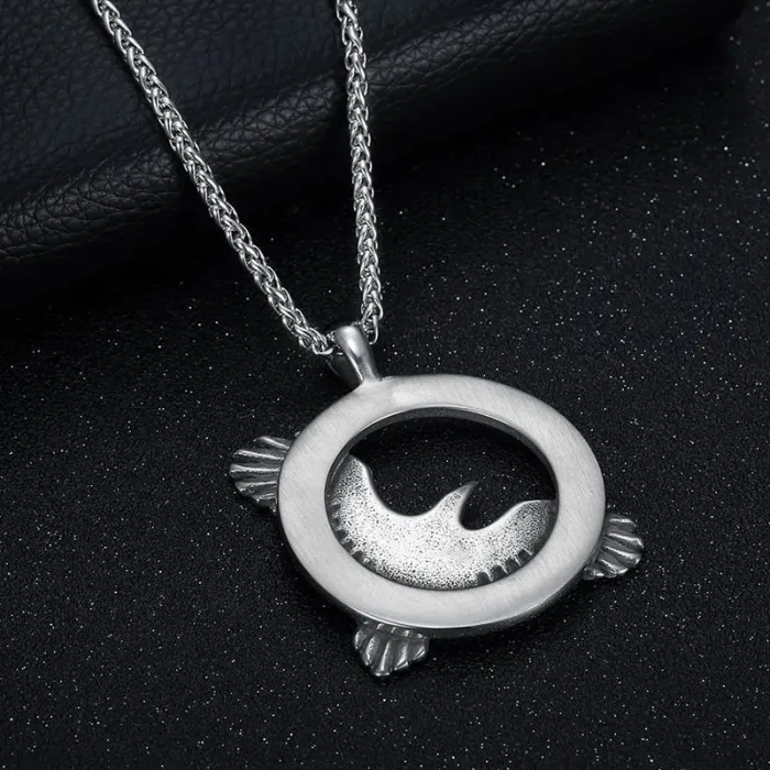 Wholesale Viking Odin Raven Pendant Necklace | Stainless Steel & Titanium Steel Bulk Supplier at Factory Price