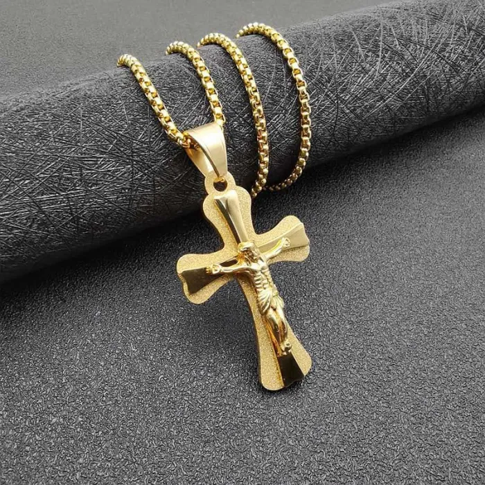 Wholesale Hip Hop Gold Plated Pendant Necklace | Stainless Steel Vacuum Plated Bulk Supplier & Factory Price