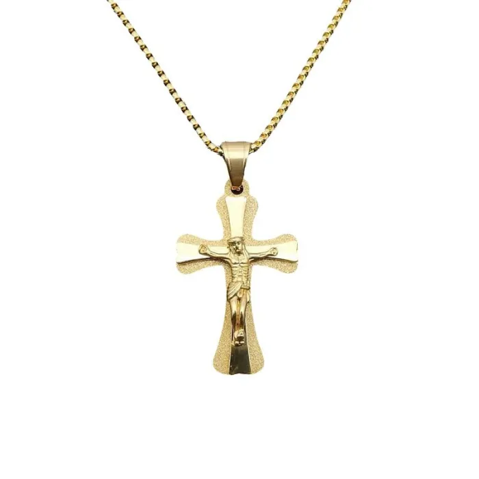 Wholesale Hip Hop Gold Plated Pendant Necklace | Stainless Steel Vacuum Plated Bulk Supplier & Factory Price
