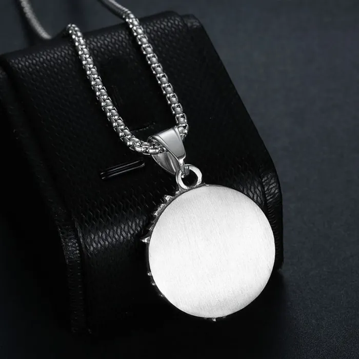 Wholesale Viking Lion Head Pendant Necklace | Vintage Titanium Steel Nordic Odin Bulk Supplier & Factory Price