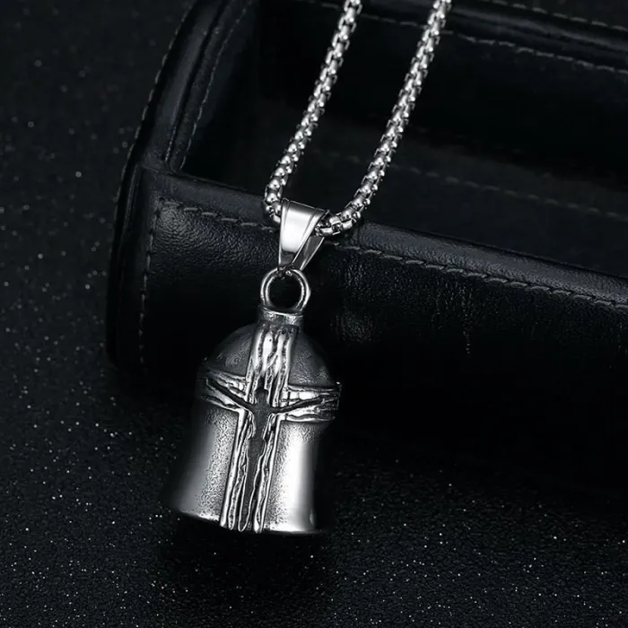 Wholesale Cross Riding Bell | Vintage Titanium Steel Wood Grain Punk Bulk Supplier & Factory Price