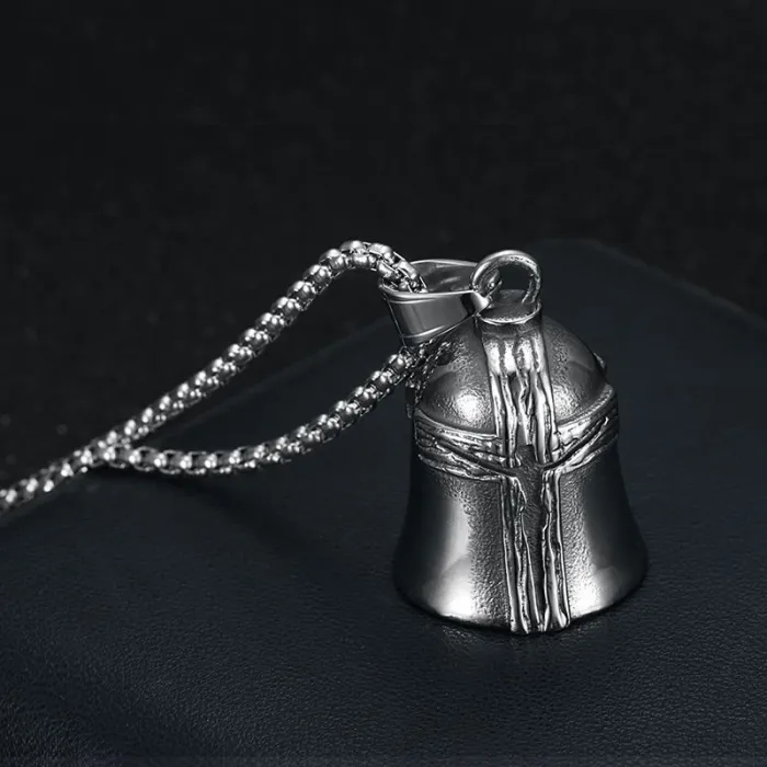 Wholesale Cross Riding Bell | Vintage Titanium Steel Wood Grain Punk Bulk Supplier & Factory Price