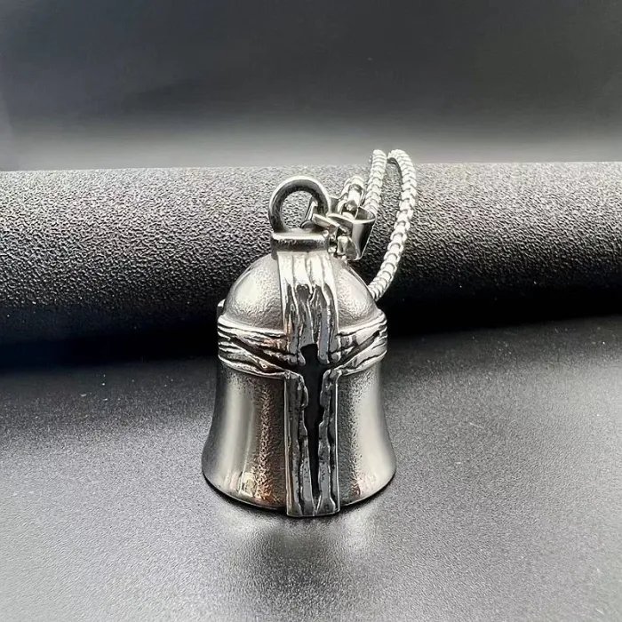 Wholesale Cross Riding Bell | Vintage Titanium Steel Wood Grain Punk Bulk Supplier & Factory Price