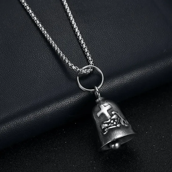 Wholesale Double-Sided Motorcycle Cross Riding Bell | Titanium Steel Punk Bulk Supplier & Factory Price