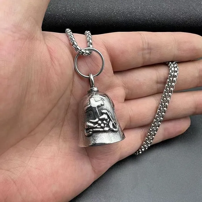 Wholesale Double-Sided Motorcycle Cross Riding Bell | Titanium Steel Punk Bulk Supplier & Factory Price