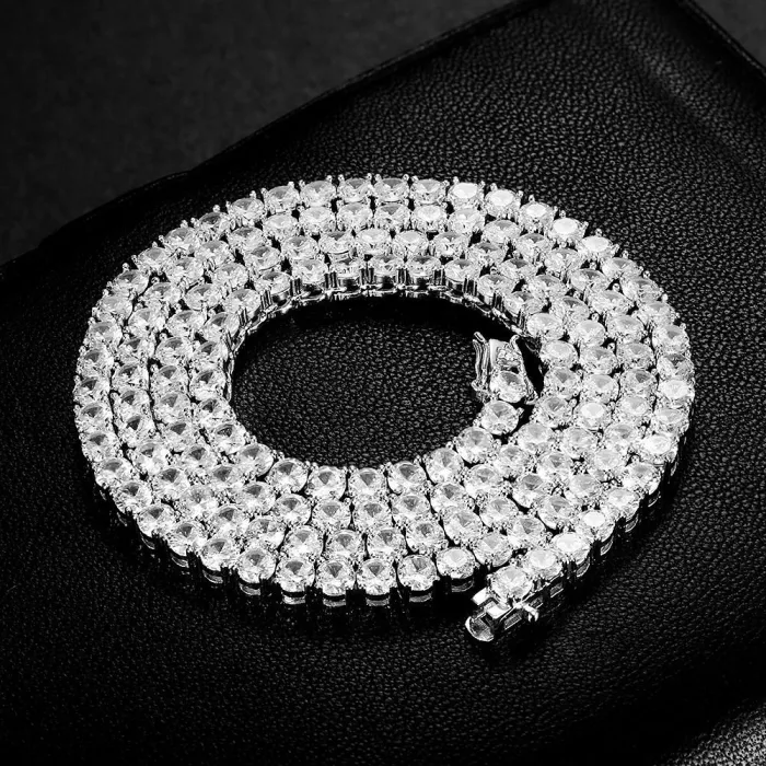 silvery/4mm*61cm