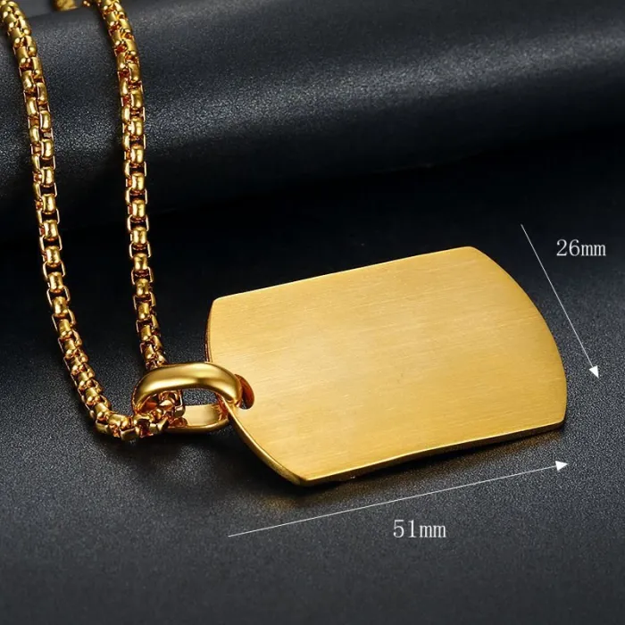 Wholesale USA Flag Eagle Pendant – Bulk Gold-Plated Titanium Steel Hip Hop Necklace with CZ at Factory Price