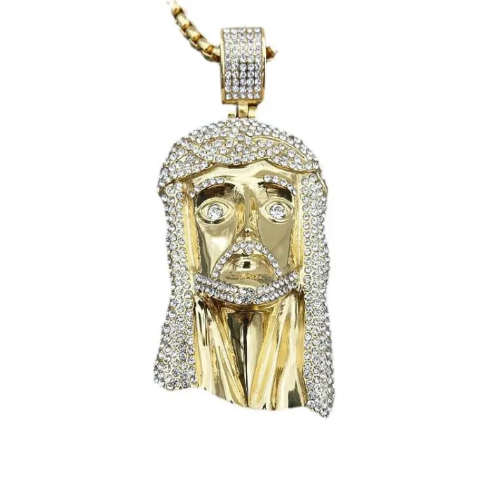 Wholesale Pendant Necklace | Hip Hop Iced Out Gold-Plated Titanium Steel Jewelry Bulk Supplier