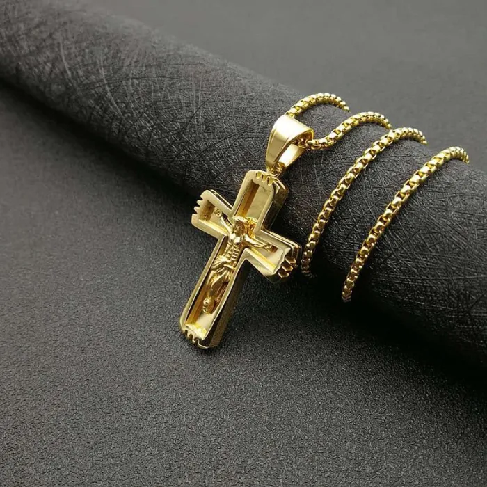 Wholesale Stainless Steel Cross Pendant Necklaces | Bulk Supplier & Factory Price