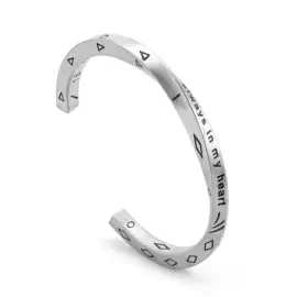 Wholesale Viking Warrior Bracelet – Stainless Steel Open Cuff Bangle for Men & Couples Jewelry Factory Price - Jewelryto
