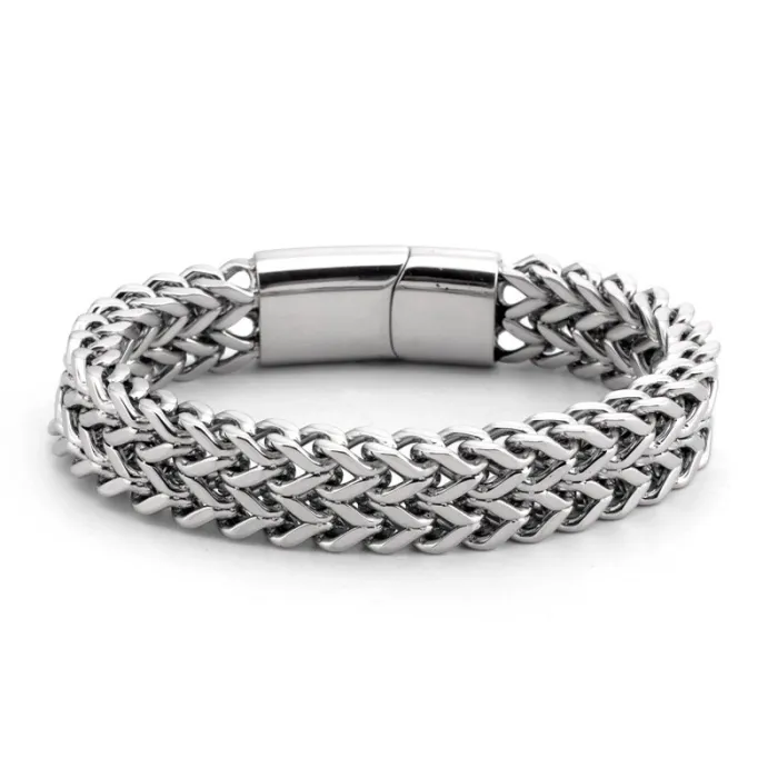 Wholesale Double Layer Stainless Steel Bracelet – Men’s Fashion Jewelry Hand Chain Factory Price