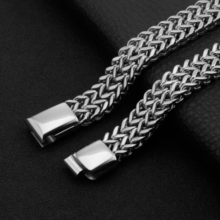 Wholesale Double Layer Stainless Steel Bracelet – Men’s Fashion Jewelry Hand Chain Factory Price