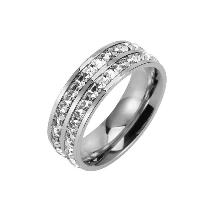 Wholesale Rose Gold Stainless Steel Ring – Minimalist Full Star Design Couple Jewelry Factory Price