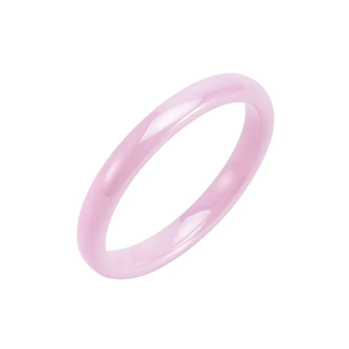 Wholesale 3mm Ceramic Ring – Minimalist Polished Band for Men & Women Simple Jewelry Factory Price