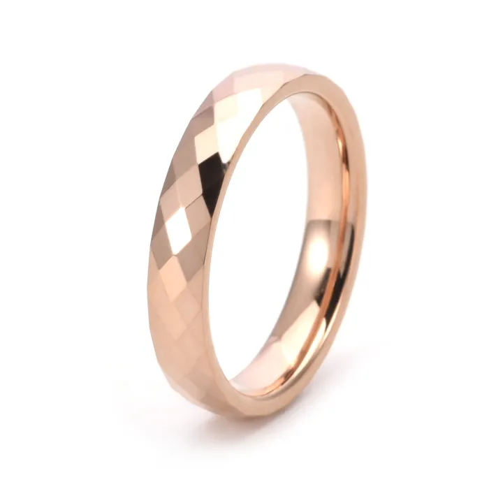 Wholesale Tungsten Steel Ring – Diamond Pattern Couples Band Wide or Narrow Unique Jewelry Factory Price