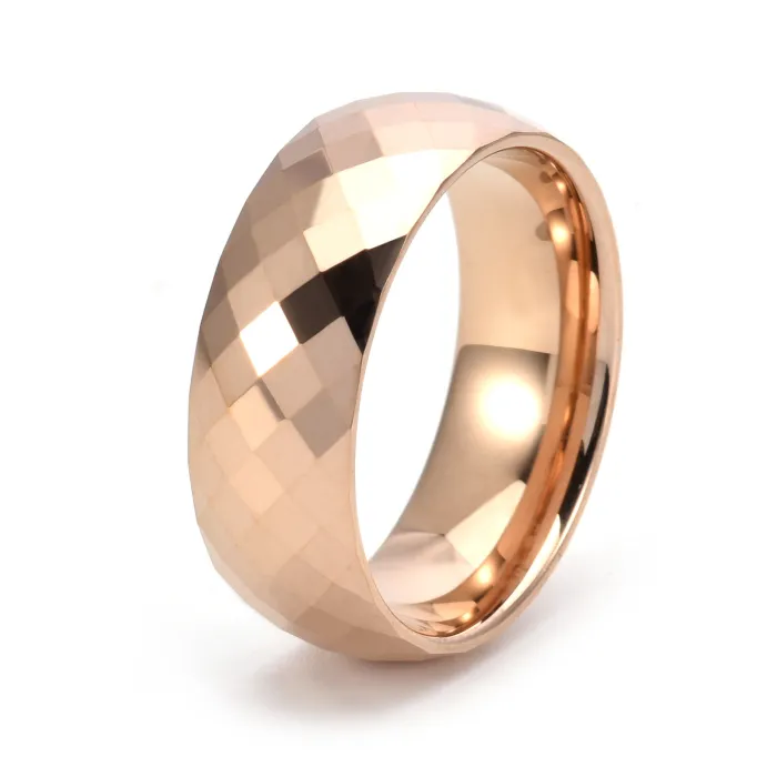 Wholesale Tungsten Steel Ring – Diamond Pattern Couples Band Wide or Narrow Unique Jewelry Factory Price