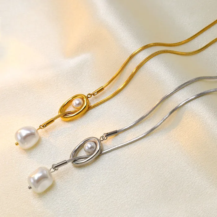 Wholesale Tassel Pearl Necklace – 2024 New Women’s Luxury Pendant Sweater Chain Jewelry Factory Price