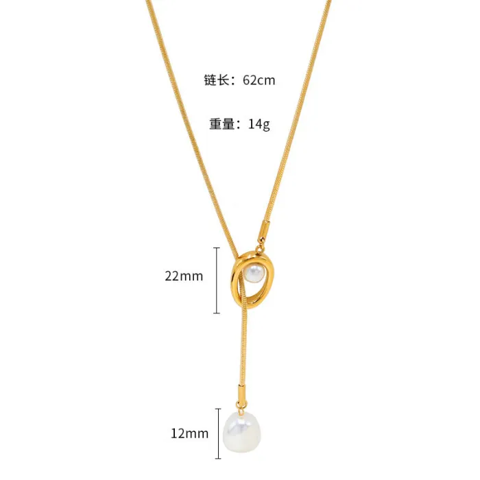 Wholesale Tassel Pearl Necklace – 2024 New Women’s Luxury Pendant Sweater Chain Jewelry Factory Price