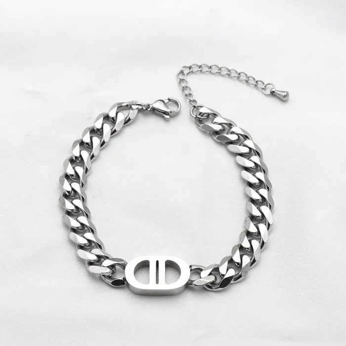 Wholesale Hip Hop Cuban Chain Necklace – 18K Gold Stainless Steel Double D Design Jewelry Factory Price