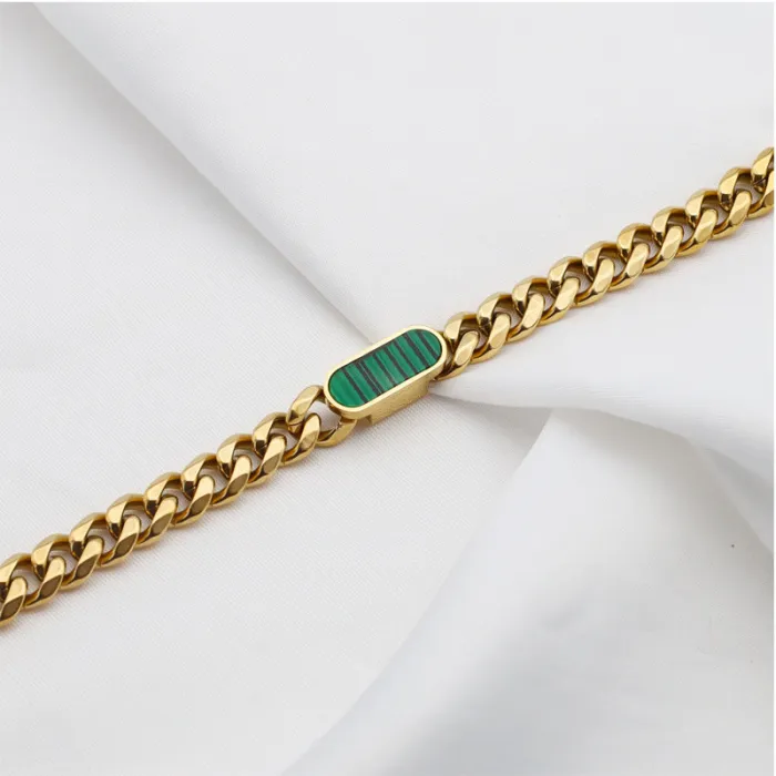 18K Gold Plated Stainless Steel Bracelet for Women – Simple Stylish Jewelry Gift