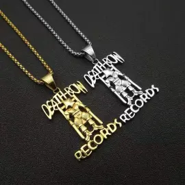 Wholesale Gold Plated Titanium Steel Prisoner Pendant Necklace – Hip Hop Jewelry Bulk Supplier Factory Price - Jewelryto