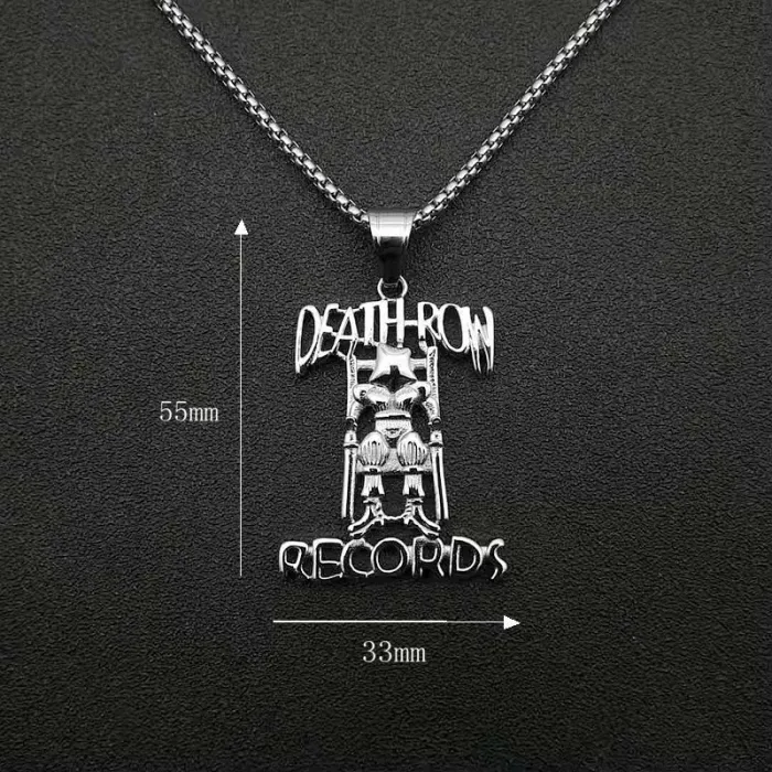 Wholesale Gold Plated Titanium Steel Prisoner Pendant Necklace – Hip Hop Jewelry Bulk Supplier Factory Price