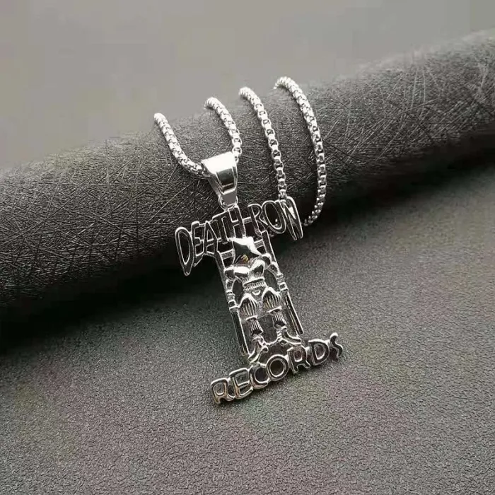 Wholesale Gold Plated Titanium Steel Prisoner Pendant Necklace – Hip Hop Jewelry Bulk Supplier Factory Price