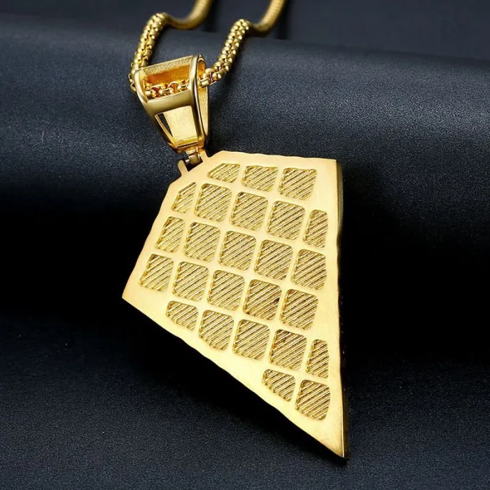 Wholesale Gold Plated Titanium Steel Jesus Pendant Necklace – Hip Hop Iced Out Religious Jewelry Bulk Supplier Factory Price