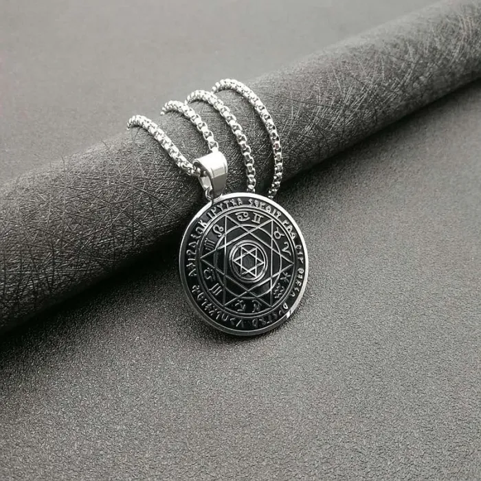 Wholesale Gold Plated Titanium Steel Star of David Pendant Necklace – Hip Hop Religious Jewelry Bulk Supplier Factory Price